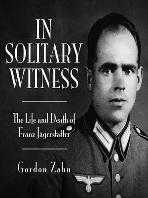 cover image of In Solitary Witness